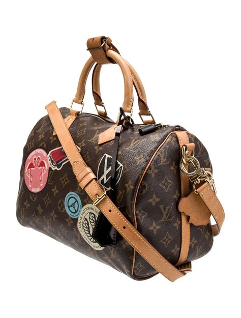 LOUIS VUITTON Monogram World Tour Speedy Bandouliere 30 